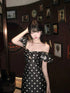 Polka Dot Double Removal Straps Hollow Out Maxi Dress